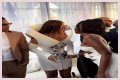 Nigerian singer, Tems spotted at the star-studded Roc Nation pre-grammy brunch with Jay-Z and Beyonce (video)