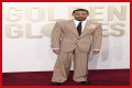 Tyler James Williams Dons Pin-striped Suit at Golden Globes 2024