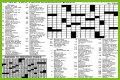 Word after Green, gentle or gas Crossword Clue NYT